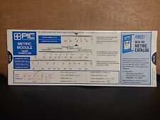 Vintage PIC Design 1976 Benrus Corp. Gear Compnuter Calculator Slide Rule picture
