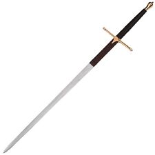 Sir William Wallace Replica Sword Brass - Claymore Medieval Replica Sword With S picture