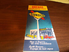 1962 Sunoco Quebec Vintage Road Map picture