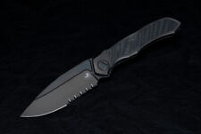 Microtech Anax S/E Manual Folding Knife P Serrated Black Blade - 190C-2DLCTCFITI picture