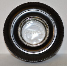 Vintage Firestone Deluxe  Gum Dipped  Tubeless Glass Ashtray Made in USA picture