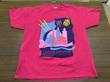 VTG Epcot Center “Around the World in a Day” Pink T-Shirt - Disney Designs - One picture