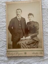 1891 WEDDING RPPC  PA Butler County Real Photo Postcard MOSER PENNSYLVANIA picture