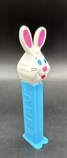 PEZ Candy Dispenser Easter Bunny Rabbit 1998 Footed Blue Stem Made in Hungary picture