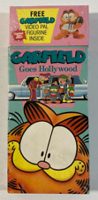 Garfield Goes Hollywood VHS 1990 VCR Tape W/ Video Pal Figurine Inside Jim Davis picture