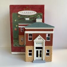 Hallmark Keepsake Ornament Schoolhouse Nostalgic Houses and Shops 2000  #17 picture