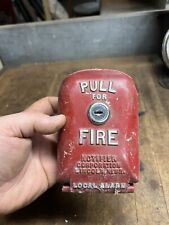 Vintage Old Station Call Box Pull For Fire Local Alarm Notifier BG1 Lincoln NEBR picture