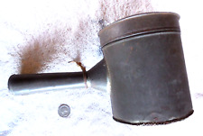 Antique tin strainer or flour sifter with soldered seams circa 1800's picture