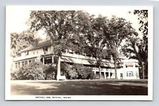 Bethel Inn Maine Black White ME Trees Mansion Hotel Motel Vintage UNP Postcard picture
