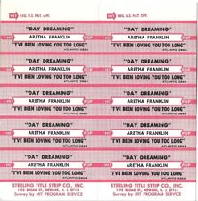 Jukebox Title Strip Sheet - Aretha Franklin: 
