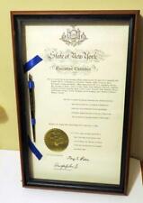 GEORGE PATAKI COMMEMORATIVE BILL SIGNING FRAMED PEN NEW YORK AUGUST 1998 picture