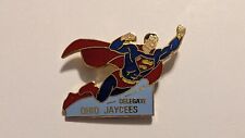 Superman Vintage Ohio Jaycees Enamel Lapel Pin picture