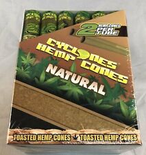 FREE GIFTS🎁Cyclones🌪Natural 48 High🥳Quality Toasted Hemp🍁Cones🍦24 Tubes🔥💨 picture