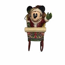 Walt Disney Jim Shore Enesco Santa Mickey Ornament picture