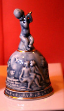 Vintage E.B.R. Capodimonte Porcelain Nude Cherubs Bell picture