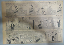 (77) Blondie Dailies by Chic Young& Alex Raymond  8-10, 1933 Size: 3 x 12 inches picture