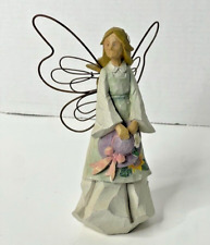 Vintage Angel En Provence By Innovation 7 Inch Wire Wings Medium Figure READ picture
