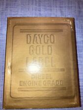 VTG Dayco Gold Label Diesel Engine Grade Playing Cards 2 Deck Advertising Sealed picture