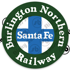 Trains Retro Vintage Burlington Northern Railway Logo 3 in Vinyl Sticker Decal picture