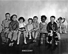 Americana Photo/1930's OUR GANG WITH SPANKY AND THE CREW/4x6 B&W Reprint picture