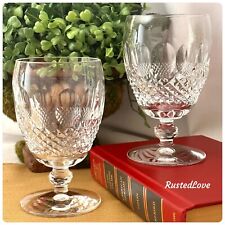 Waterford Colleen Water Glasses Short Stem Vintage Cut Glasses Ireland -2 * picture