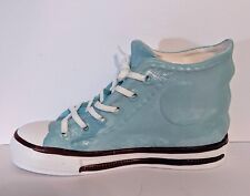 'Just for Kicks' NEW Decorative Hand Painted Ceramic Sneaker With Fabric Lace  picture
