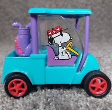 Vtg UFS Peanuts Snoopy Charlie Brown Golf Cart Collectible Toy 2000 2001 Y2K picture