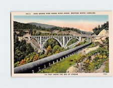 Postcard High Bridge Over Green River Gorge Western North Carolina USA picture