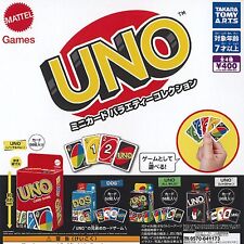 UNO Mini Card Variety Collection Mascot Capsule Toy 4 Types Full Comp Set Gacha picture