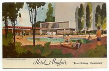 Los Angeles CA Hotel Mayfair Vintage Postcard California picture