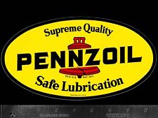 PENNZOIL - Original Vintage 1960's 70's Racing Decal/Sticker - 8.50 inch size picture