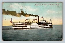 Steamer, H. B. Hayes, Cedar Point Route, Ship, c1910 Vintage Postcard picture