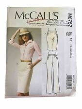 Mccalls Sewing Pattern Misses Uncut 6757 F5 16-24 Palmer Pletsch Skirt Pants picture