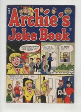 ARCHIE'S JOKE BOOK #2 Fine+, Betty, Veronica, Jughead, Reggie, scarce, 1953 picture