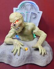 Vintage Gemmy Dead Ed Talking Animated Zombie Tombstone Halloween Decoration picture