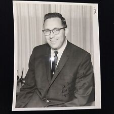 Dr. Charles A. Berry Signed NASA 8x10 Black Number S-64-31104 Photograph - JSA picture