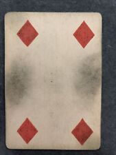 ORIGINAL 1860-1880s NO NUMBERS SAMUEL HART PLAYING CARD OLD WEST CIVIL WAR US picture