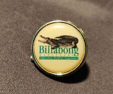 BEAUTIFL VINTAGE AUSTRALIA BILLABONG SANCTUARY ALLIGATOR TOWNSVILLE PIN BADGE   picture