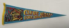 Vintage Clyde Beatty Cole Bros Circus Collectable Pennant 1123 picture