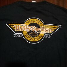Harley Davidson Men's T Shirt Size L Large NWOT York PA Vehicle Operations #550 picture