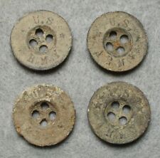 4 SpanAm/WWI U.S. Army Underwear Buttons found at Spotsylvania Virginia in 2022 picture