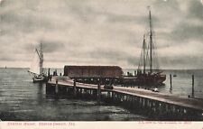Corpus Christi, Texas Postcard Central Wharf c 1908  S6 picture