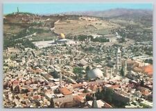 Postcard Jerusalem Bird's Eye View Israel picture