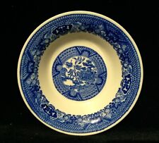 Willow Ware by Royal China Rare Vintage Cereal Soup Bowls 5.75”D Vintage picture