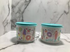 Tupperware 4623B Containers Yummy Desert Style 2 Cup Lot Of 2 picture