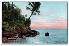 c1910 Sand Island Rocky Coast Grand Arch Apostle Islands Wisconsin WI Postcard picture