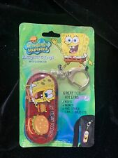 RARE 2003 Viacom SpongeBob SquarePants Backpack Clip On with Sliding Lid picture