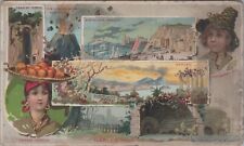 Arbuckle Coffee Victorian Trade Card c1890s~#12 Naples, Italy Volcano 6850ad picture