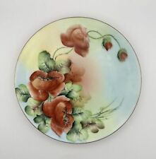 Hand-Painted Tirschenreuth Bavaria Plate with Floral Design picture