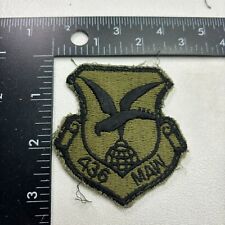 Vintage 436TH MILITARY AIRLIFT WING U.S. Air Force Patch USAF 39MT picture